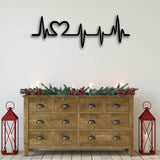 Heart Beat Rhythm Metal Coat Rack from VITAHOME DESIGN LLC