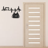Heart Beat Rhythm Metal Coat Rack from VITAHOME DESIGN LLC