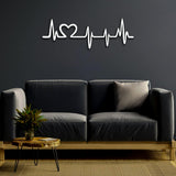 Heart Beat Rhythm Metal Coat Rack from VITAHOME DESIGN LLC
