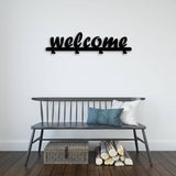Welcome Written Metal Coat Rack from VITAHOME DESIGN LLC