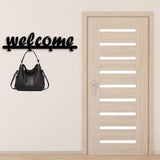 Welcome Written Metal Coat Rack from VITAHOME DESIGN LLC