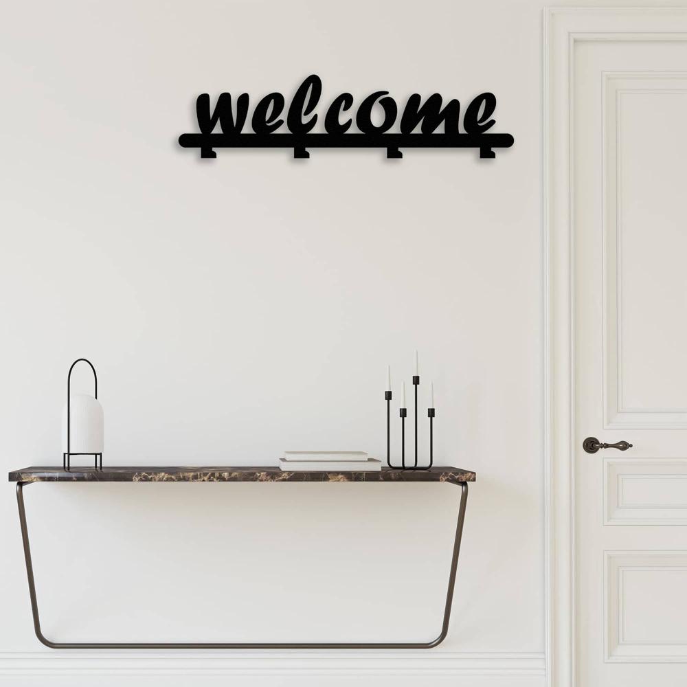 Welcome Written Metal Coat Rack from VITAHOME DESIGN LLC