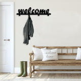 Welcome Written Metal Coat Rack from VITAHOME DESIGN LLC