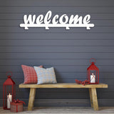 Welcome Written Metal Coat Rack from VITAHOME DESIGN LLC