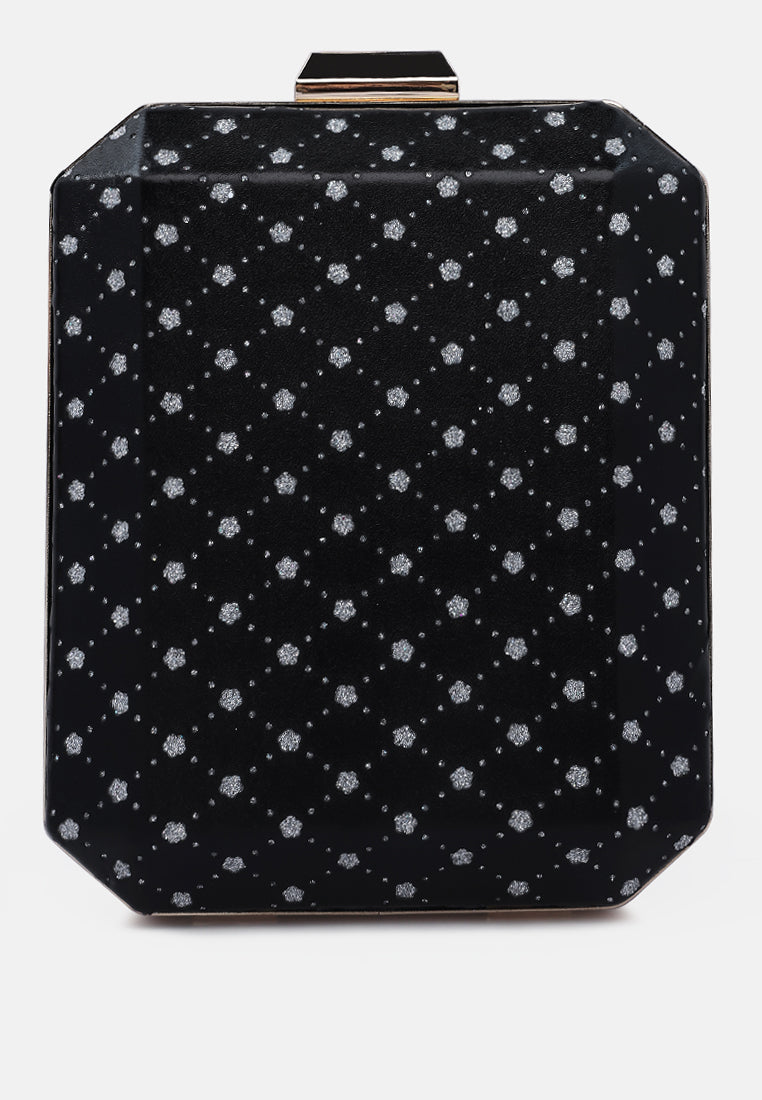 Metallic Cut Out Clutch Bag from London Rag International