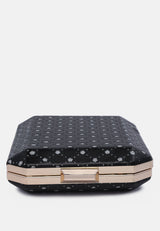 Metallic Cut Out Clutch Bag from London Rag International