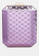 Metallic Cut Out Clutch Bag from London Rag International
