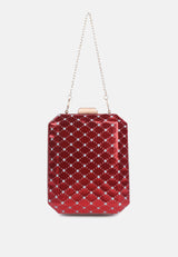 Metallic Cut Out Clutch Bag from London Rag International