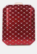 Metallic Cut Out Clutch Bag from London Rag International