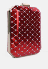Metallic Cut Out Clutch Bag from London Rag International