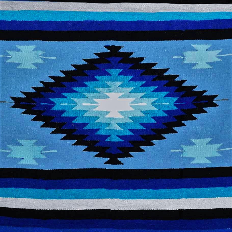Blue Shades Diamond Blanket From West Path