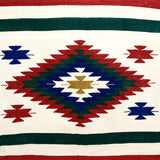White Fiesta Diamond Blanket from West Path