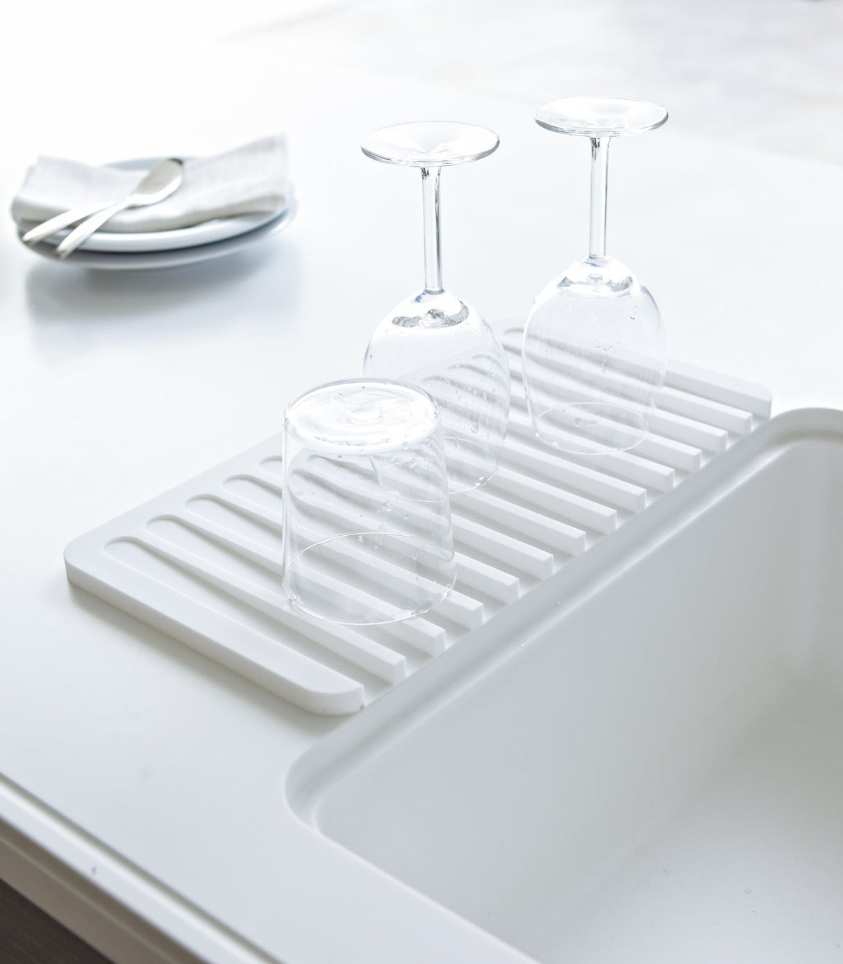 Dish Drainer Tray - Silicone from Yamazaki Home