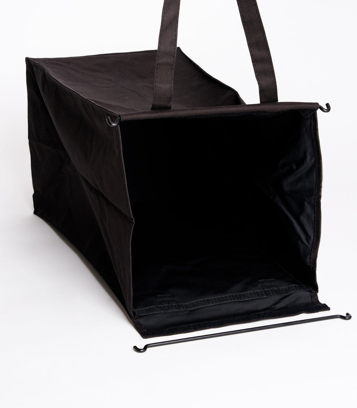 Laundry Hamper with Cotton Liner - Two Sizes - Steel + Cotton from Yamazaki Home