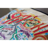 Michigan Hand-Embroidered Pillow from Quirks!