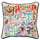 Michigan Hand-Embroidered Pillow from Quirks!