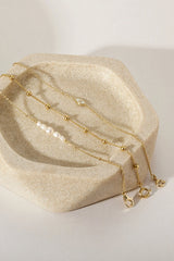 Micro Clustered Pearl & Bead Bracelet from eklexic