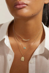 Micro CZ Chandelier Necklace from eklexic