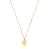 Micro Heart Charm Necklace from eklexic