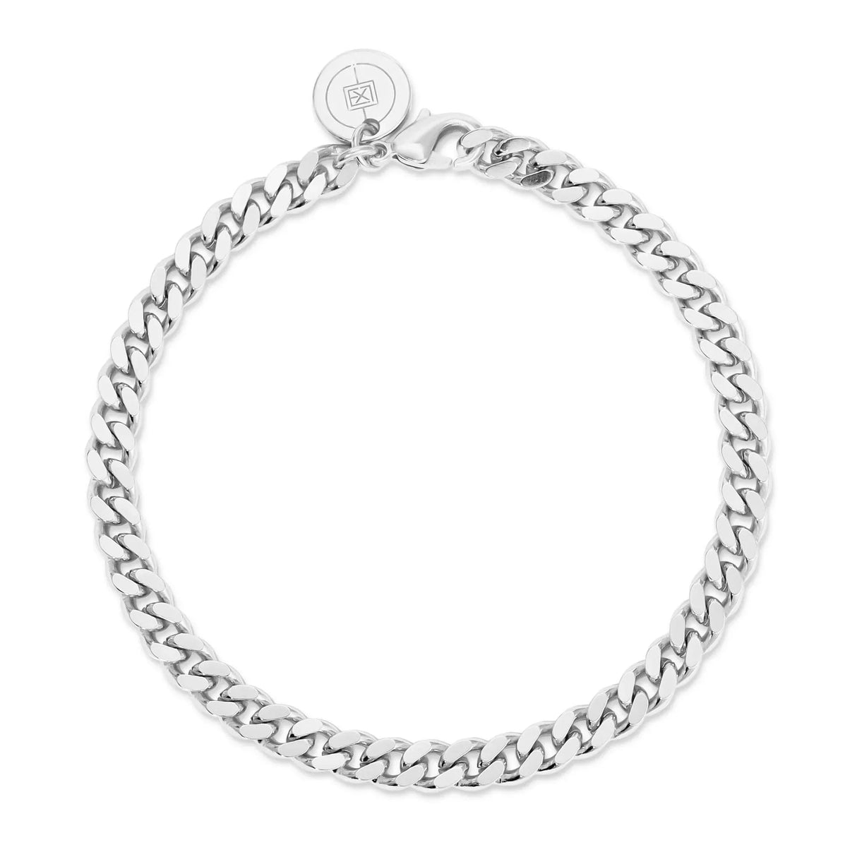 Micro Link Curb Chain Bracelet from eklexic