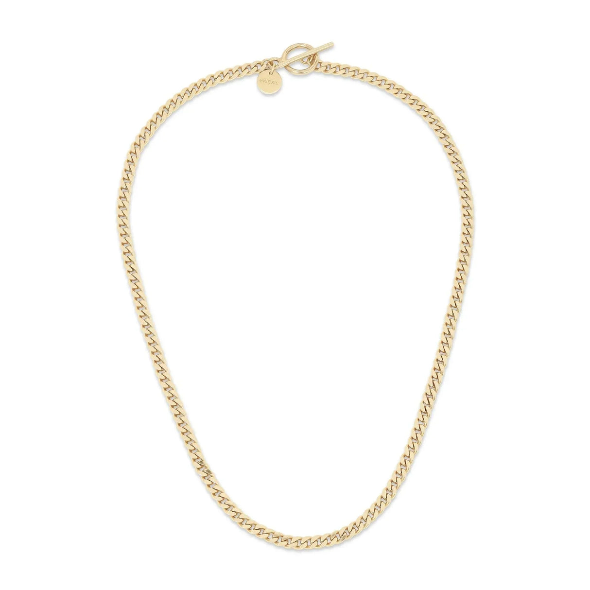 Micro Link Curb Chain Convertible Lariat from eklexic