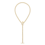 Micro Link Curb Chain Convertible Lariat from eklexic