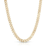 Micro Link Curb Chain Necklace from eklexic