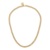 Micro Link Curb Chain Necklace from eklexic