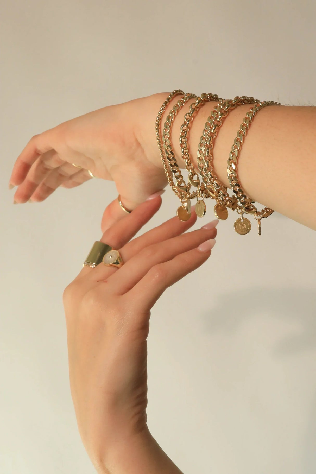 Micro Royal Rolo Chain Bracelet from eklexic