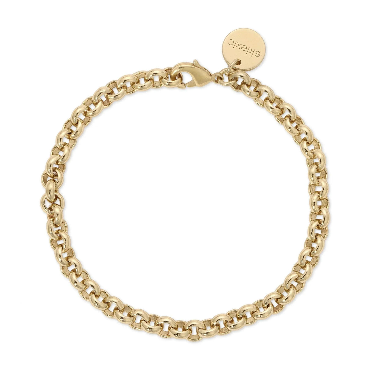 Micro Royal Rolo Chain Bracelet from eklexic