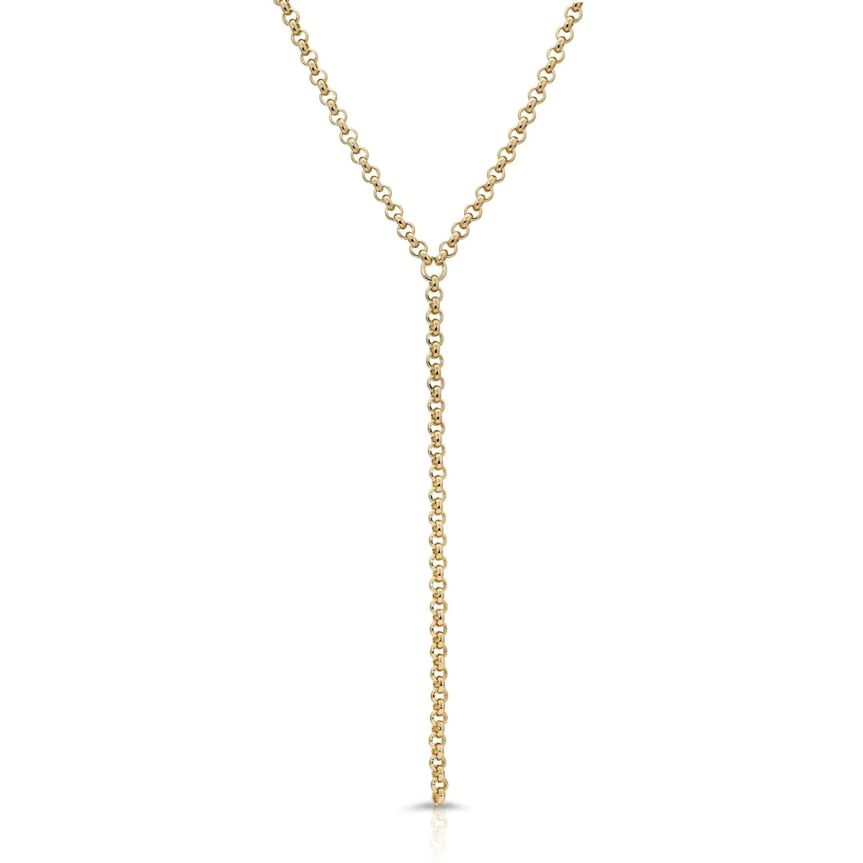 Micro Royal Rolo Chain Lariat from eklexic