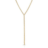 Micro Royal Rolo Chain Lariat from eklexic