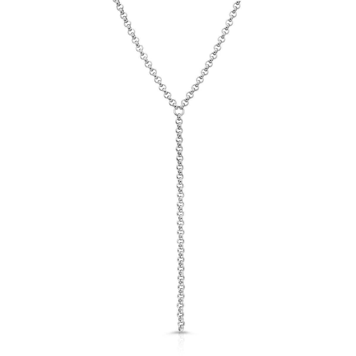 Micro Royal Rolo Chain Lariat from eklexic