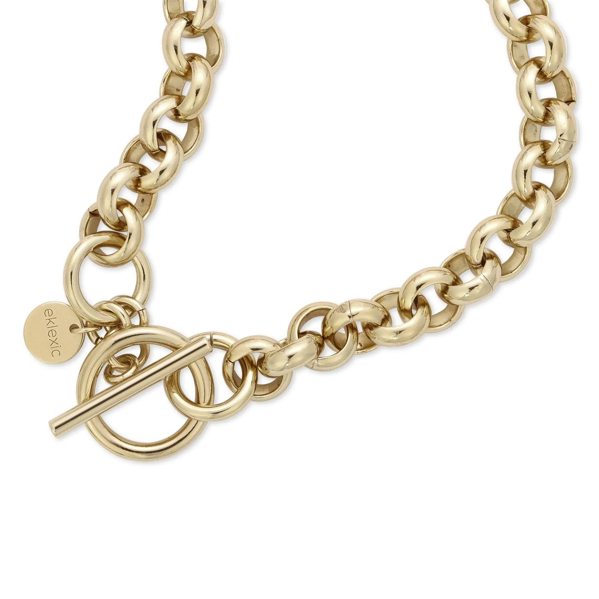 Micro Royal Rolo Chain Toggle Necklace from eklexic