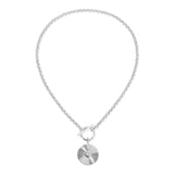 Micro Royal Toggle & Ocean Pendant Necklace from eklexic