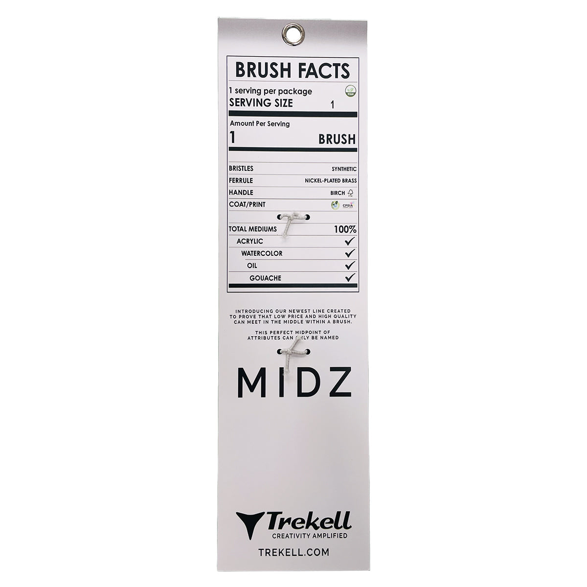 Trekell MIDZ Desert Blaze Brushes - Eco-Friendly and Versatile from Trekell Art Supplies