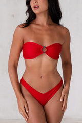 Cheeky Bottom X Red from Sundaze Bikinis