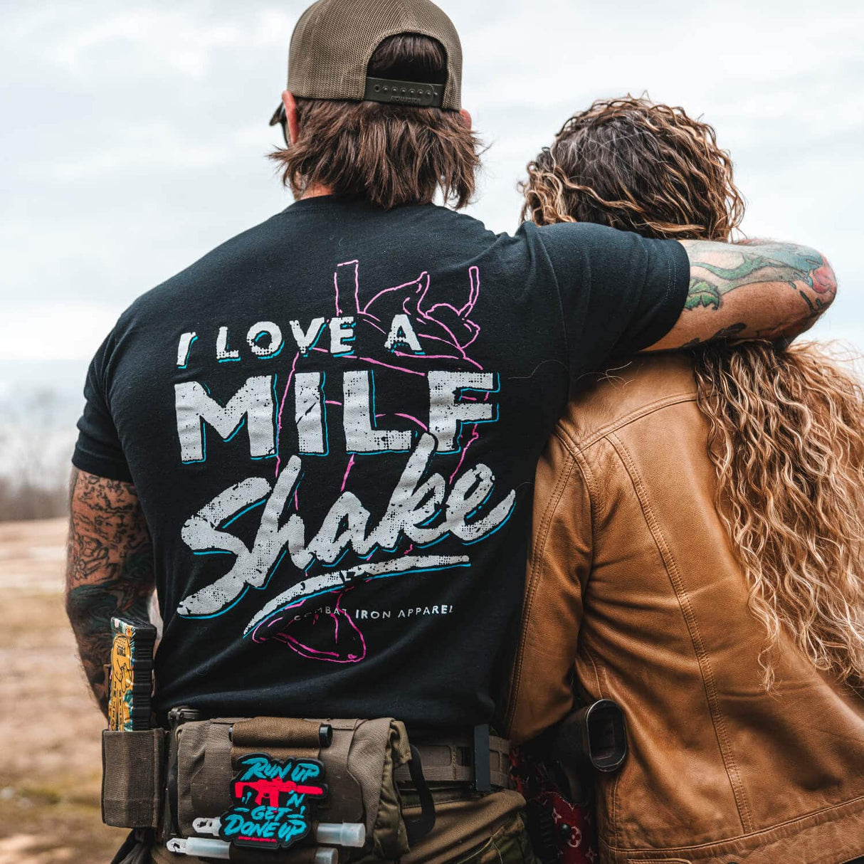 I Love Milf Shake Men's T-Shirt From Combat Iron Apparel