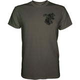Four Legged Professional K9 Dog Training Men's T-Shirt From Combat Iron Apparel