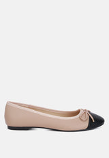 Minato Two Tone Ballet Flats from London Rag International