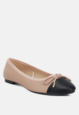 Minato Two Tone Ballet Flats from London Rag International