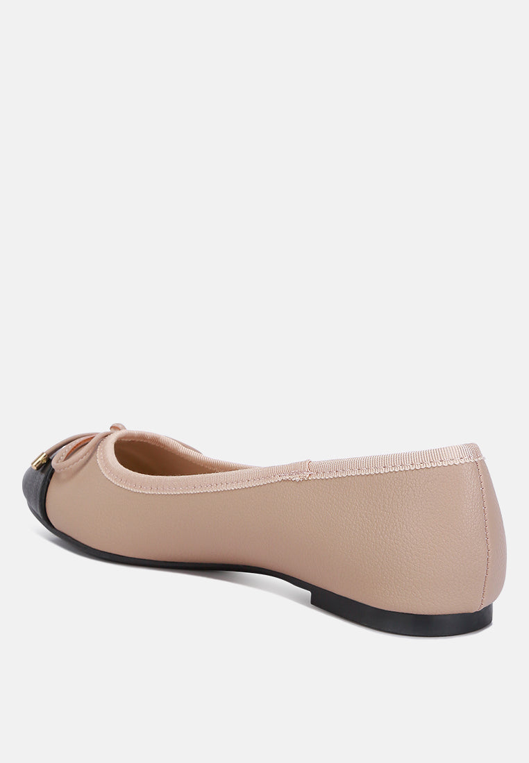 Minato Two Tone Ballet Flats from London Rag International