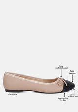 Minato Two Tone Ballet Flats from London Rag International