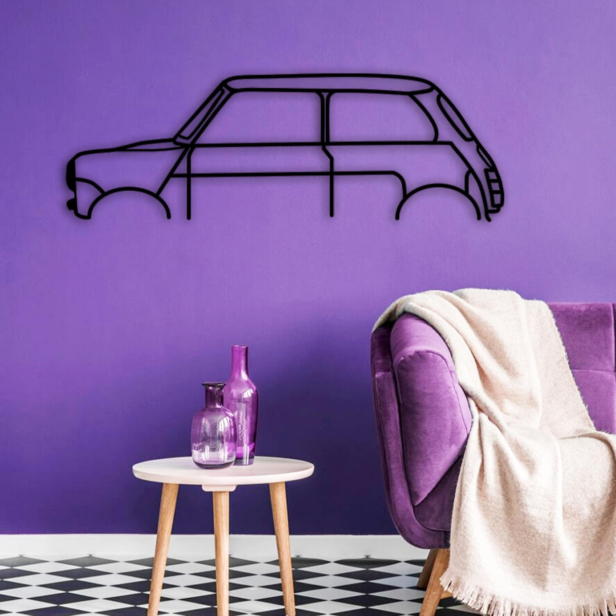 MINI COOPER Car Silhouette from VITAHOME DESIGN LLC