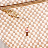 Rainbow Beaded Mini Bag Charm from Pretty Simple