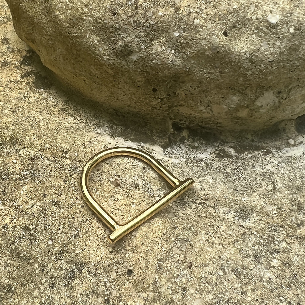 Minimal Bar Bombshell Ring from SLATE + SALT