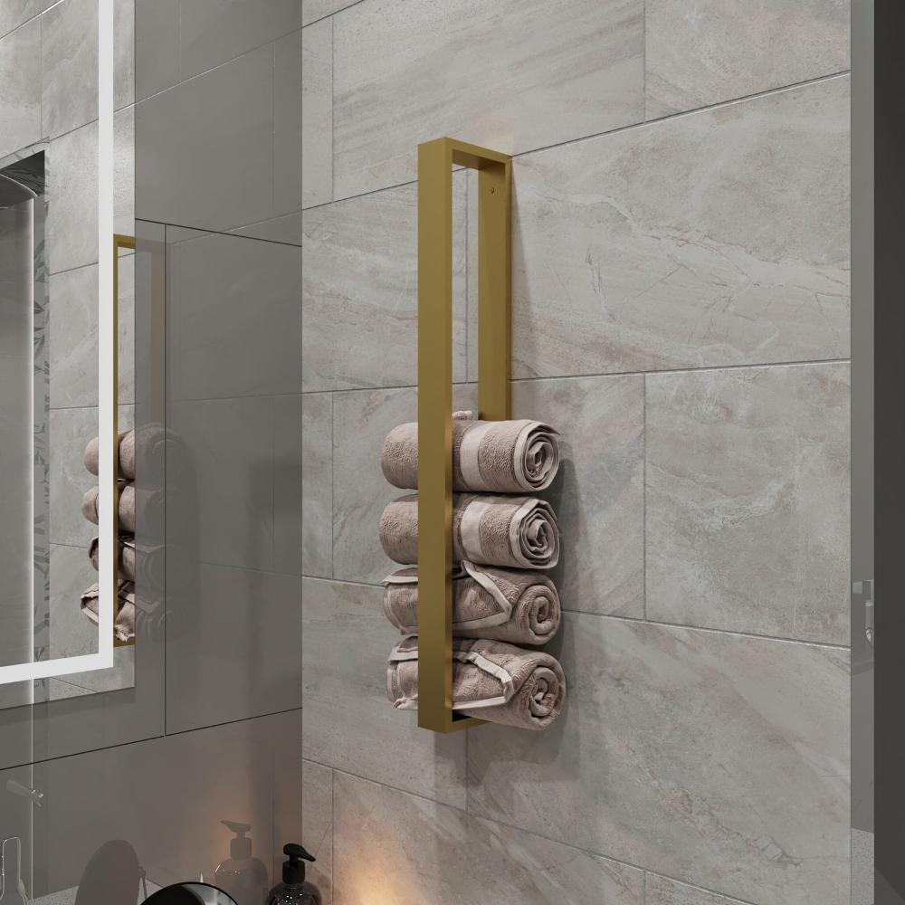 Minimalist Vertical Towel Storage from VITAHOME DESIGN LLC