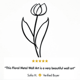 Floral Decor for Metal Wall Art from VITAHOME DESIGN LLC