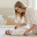 MINKY STRETCH LUXE SWADDLE/BLANKET From Saranoni