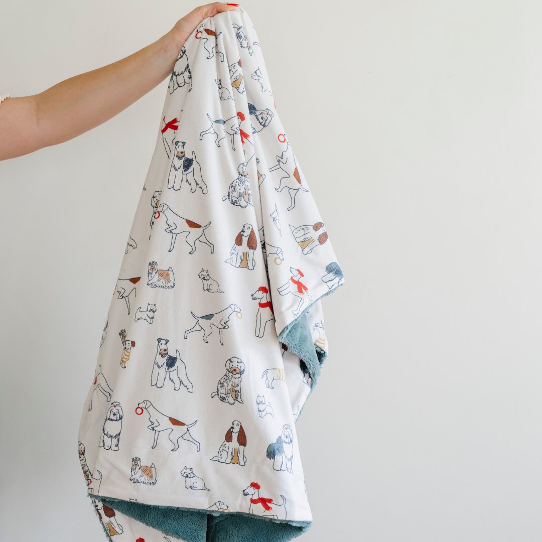 MINKY/LUSH RECEIVING BLANKETS From Saranoni
